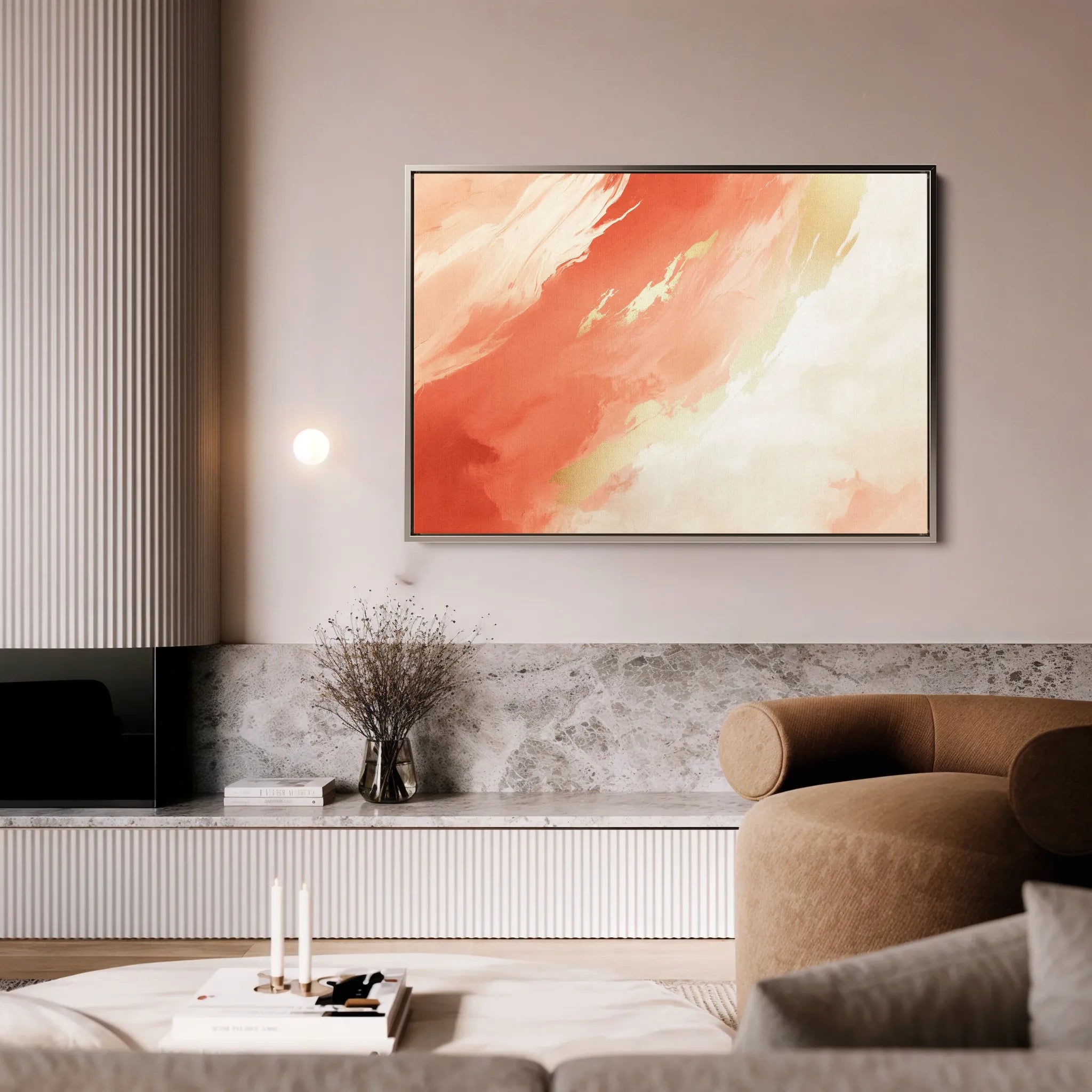 Abstract 362 Canvas Art 60 x 40 cm / Black