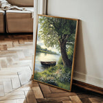 Landscape 363 Canvas Art 60 x 40 cm / Black