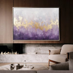 Abstract 364 Canvas Art 60 x 40 cm / Black