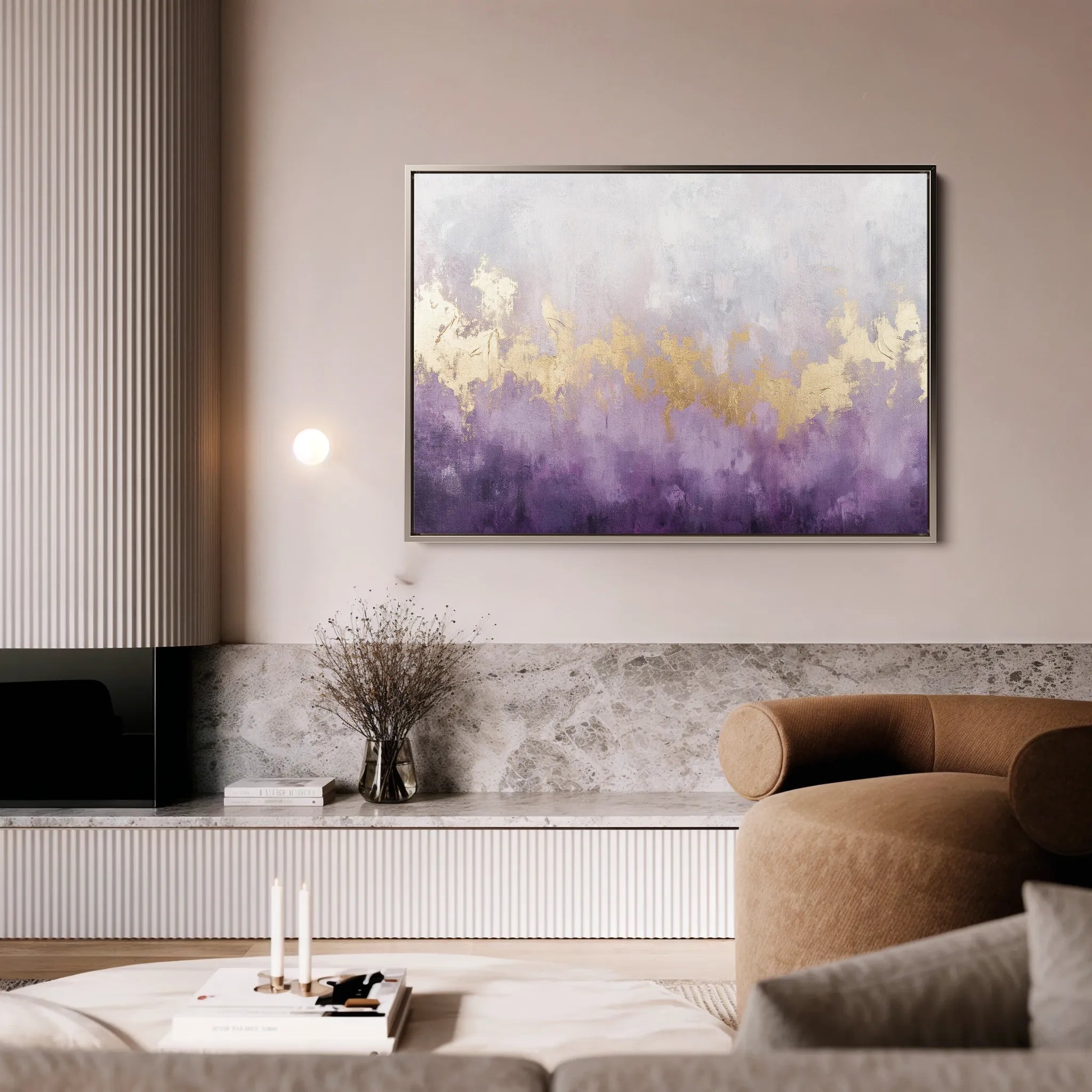 Abstract 364 Canvas Art 60 x 40 cm / Black