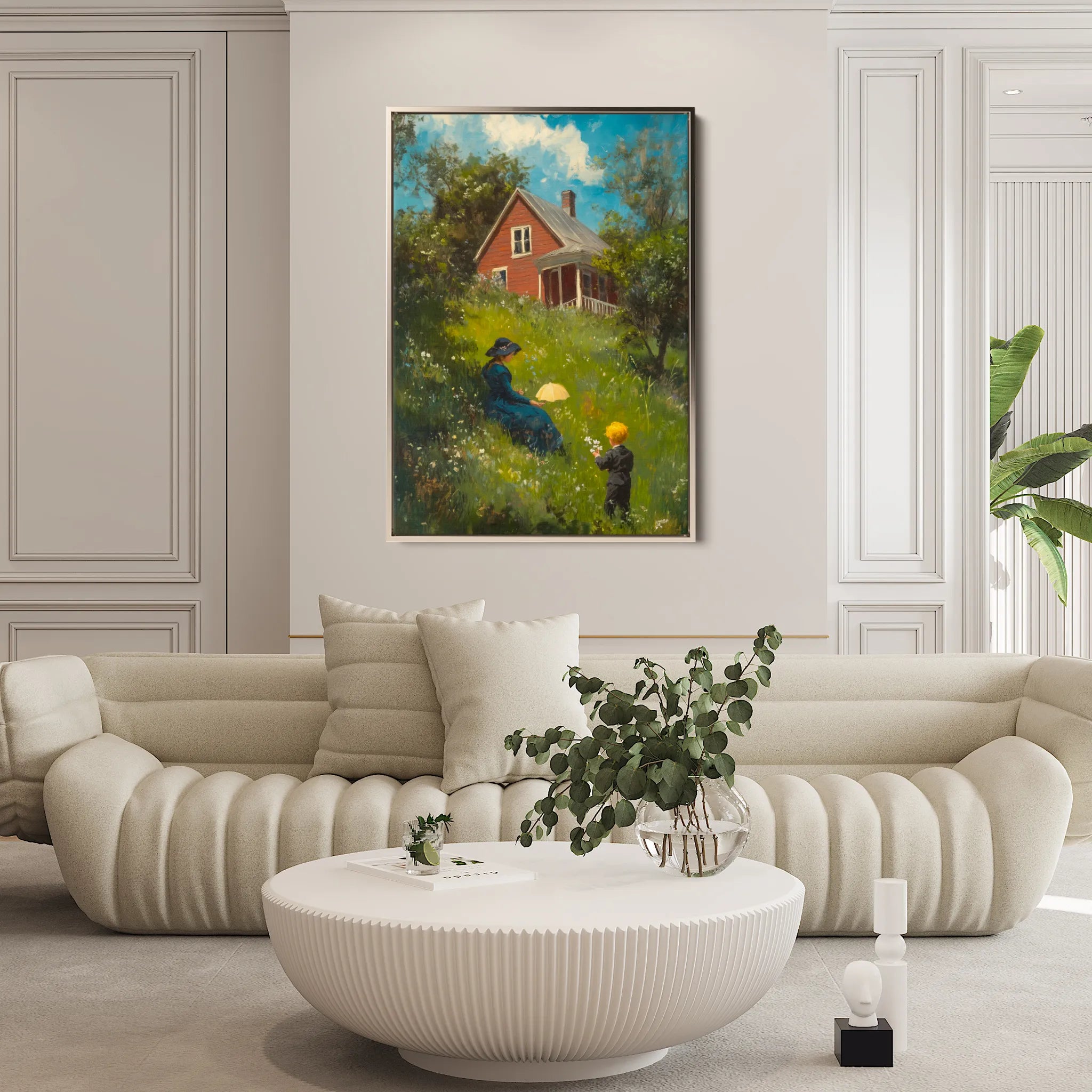 Landscape 365 Canvas Art 60 x 40 cm / Black