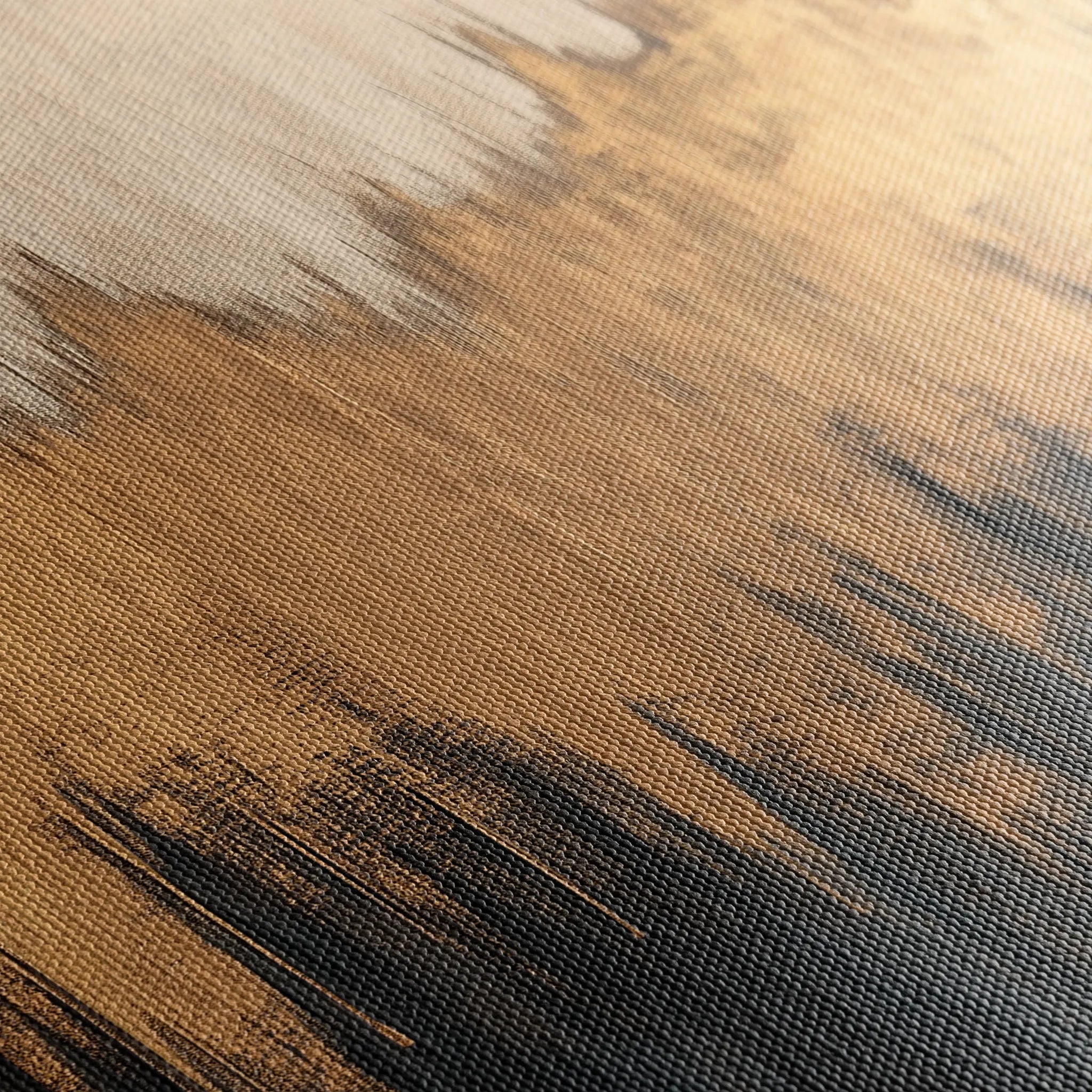 Abstract 366 Canvas Art 60 x 40 cm / Black