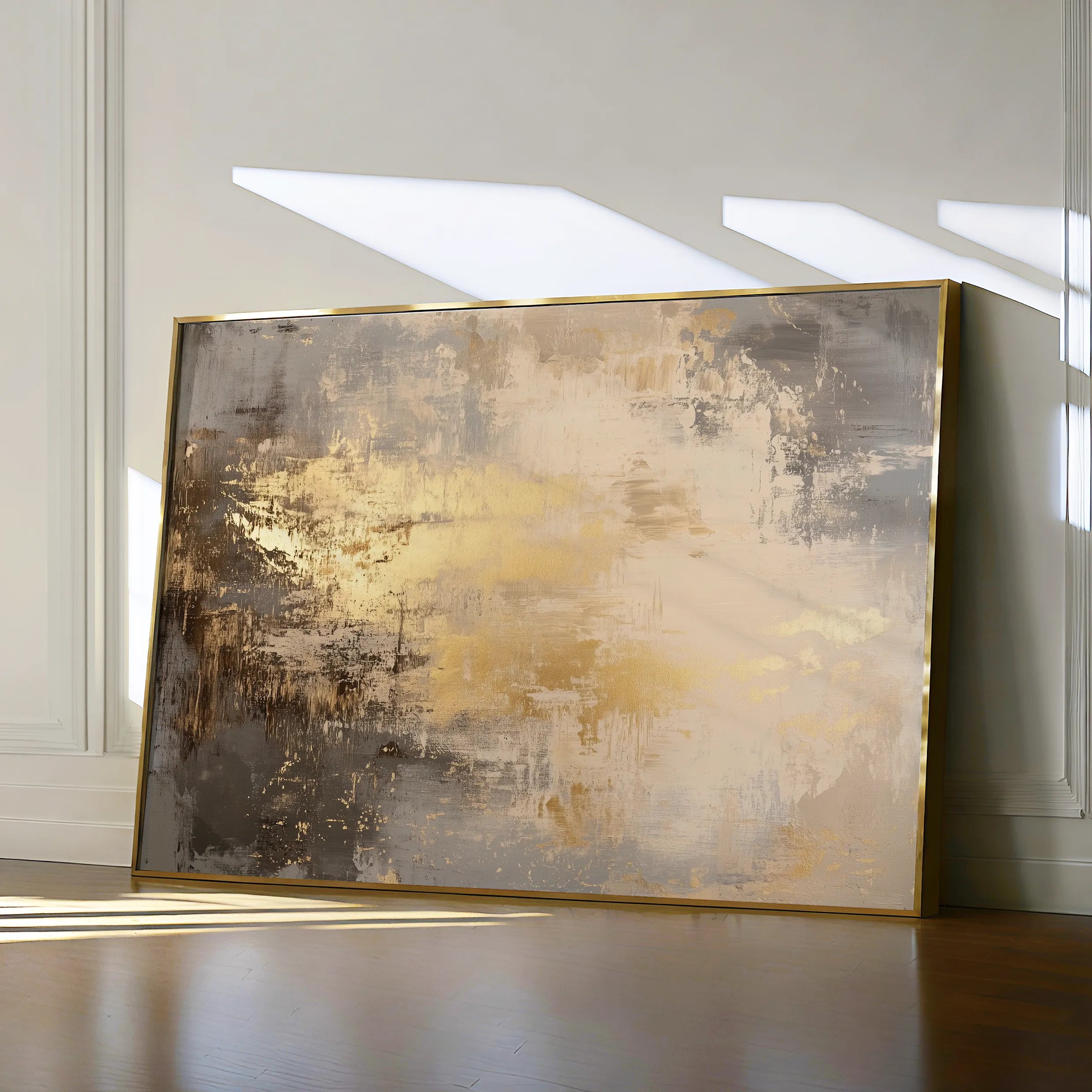 Abstract 368 Canvas Art 60 x 40 cm / Black