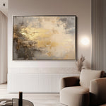 Abstract 368 Canvas Art 60 x 40 cm / Black