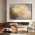 Abstract 368 Canvas Art 60 x 40 cm / Black