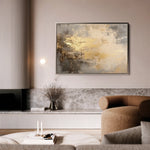 Abstract 368 Canvas Art 60 x 40 cm / Black