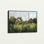 Landscape 368 Canvas Art 60 x 40 cm / Black