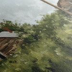 Landscape 368 Canvas Art 60 x 40 cm / Black