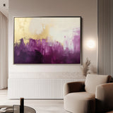 Abstract 369 Canvas Art 60 x 40 cm / Black