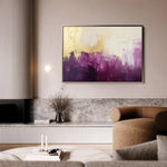 Abstract 369 Canvas Art 60 x 40 cm / Black