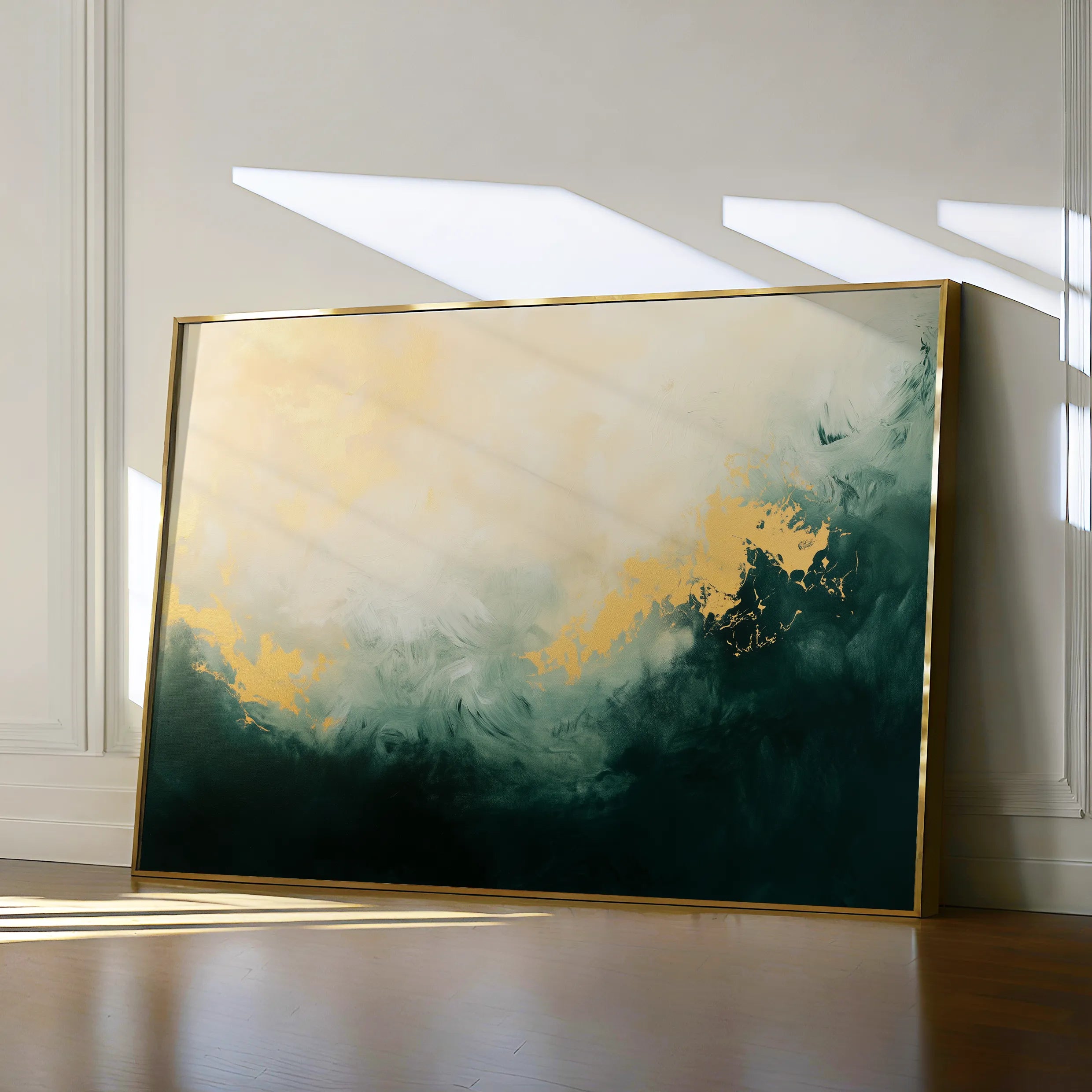 Abstract 370 Canvas Art 60 x 40 cm / Black