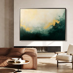 Abstract 370 Canvas Art 60 x 40 cm / Black