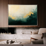 Abstract 370 Canvas Art 60 x 40 cm / Black