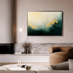 Abstract 370 Canvas Art 60 x 40 cm / Black