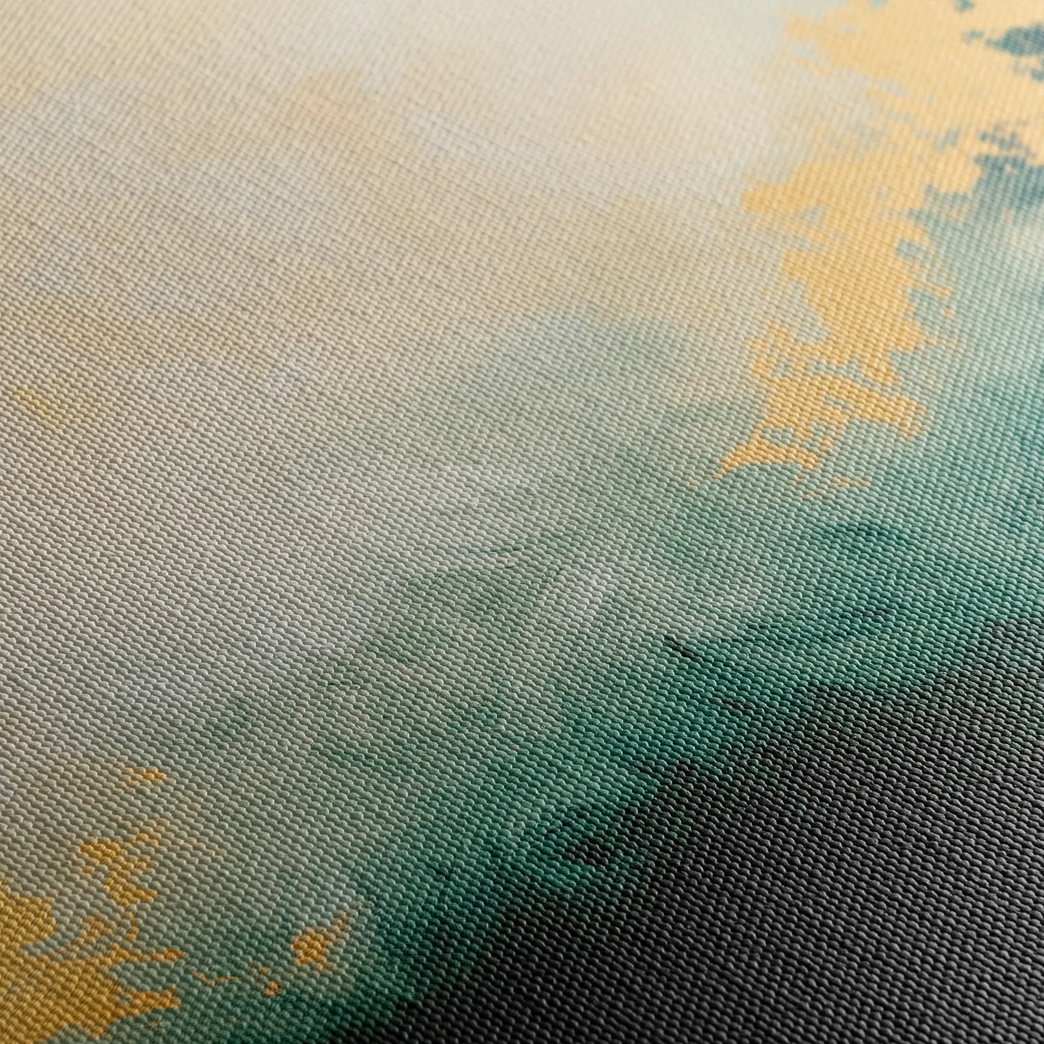 Abstract 370 Canvas Art 60 x 40 cm / Black