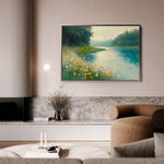Landscape 371 Canvas Art 60 x 40 cm / Black