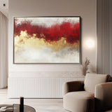 Abstract 372 Canvas Art 60 x 40 cm / Black