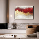 Abstract 372 Canvas Art 60 x 40 cm / Black