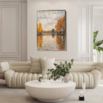 Landscape 372 Canvas Art 60 x 40 cm / Black