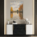 Landscape 372 Canvas Art 60 x 40 cm / Black