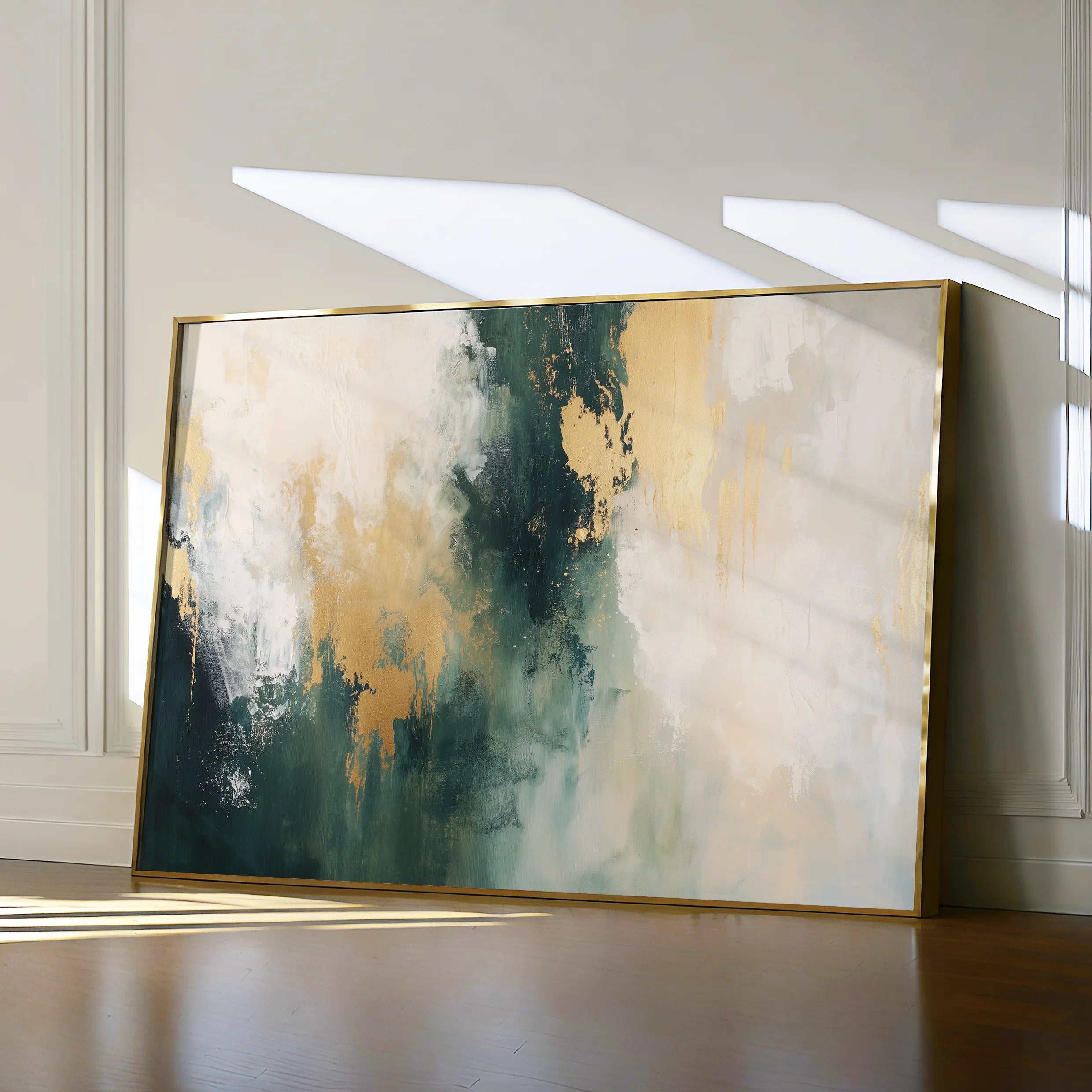 Abstract 373 Canvas Art 60 x 40 cm / Black