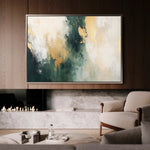 Abstract 373 Canvas Art 60 x 40 cm / Black