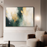 Abstract 373 Canvas Art 60 x 40 cm / Black