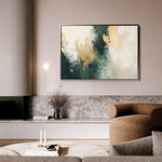 Abstract 373 Canvas Art 60 x 40 cm / Black