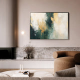 Abstract 373 Canvas Art 60 x 40 cm / Black