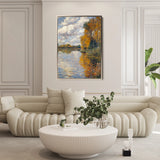 Landscape 373 Canvas Art 60 x 40 cm / Black
