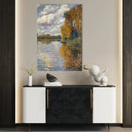 Landscape 373 Canvas Art 60 x 40 cm / Black