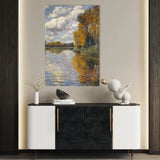Landscape 373 Canvas Art 60 x 40 cm / Black