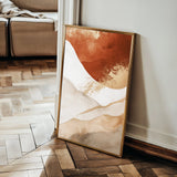Abstract 374 Canvas Art 60 x 40 cm / Black