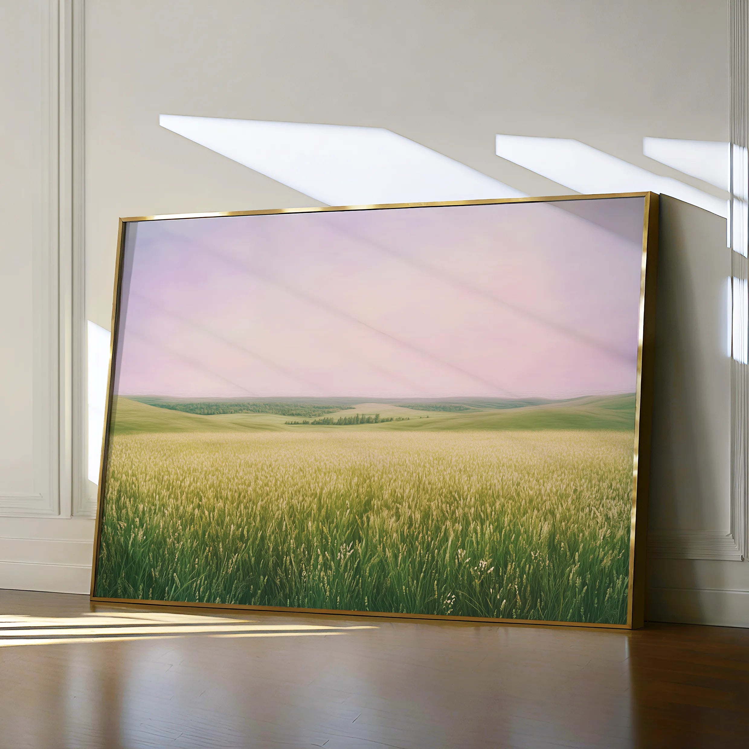 Landscape 374 Canvas Art 60 x 40 cm / Black