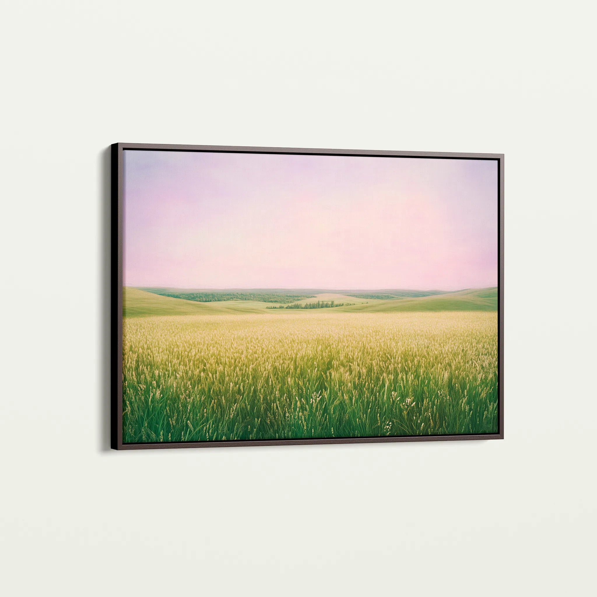 Landscape 374 Canvas Art 60 x 40 cm / Black