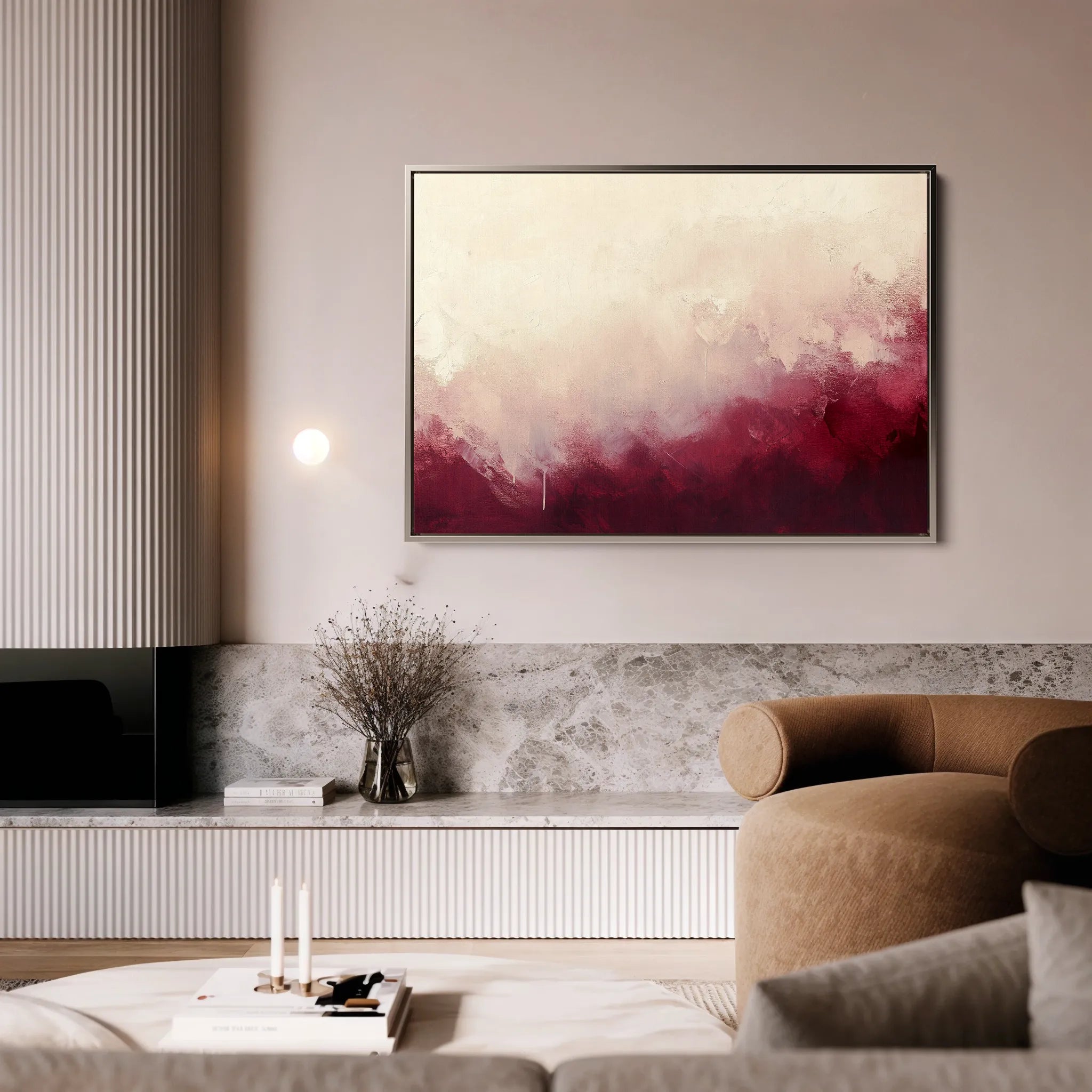 Abstract 375 Canvas Art 60 x 40 cm / Black