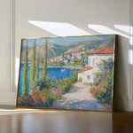 Landscape 375 Canvas Art 60 x 40 cm / Black