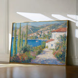 Landscape 375 Canvas Art 60 x 40 cm / Black