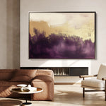 Abstract 376 Canvas Art 60 x 40 cm / Black