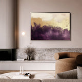 Abstract 376 Canvas Art 60 x 40 cm / Black