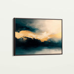Abstract 377 Canvas Art 60 x 40 cm / Black
