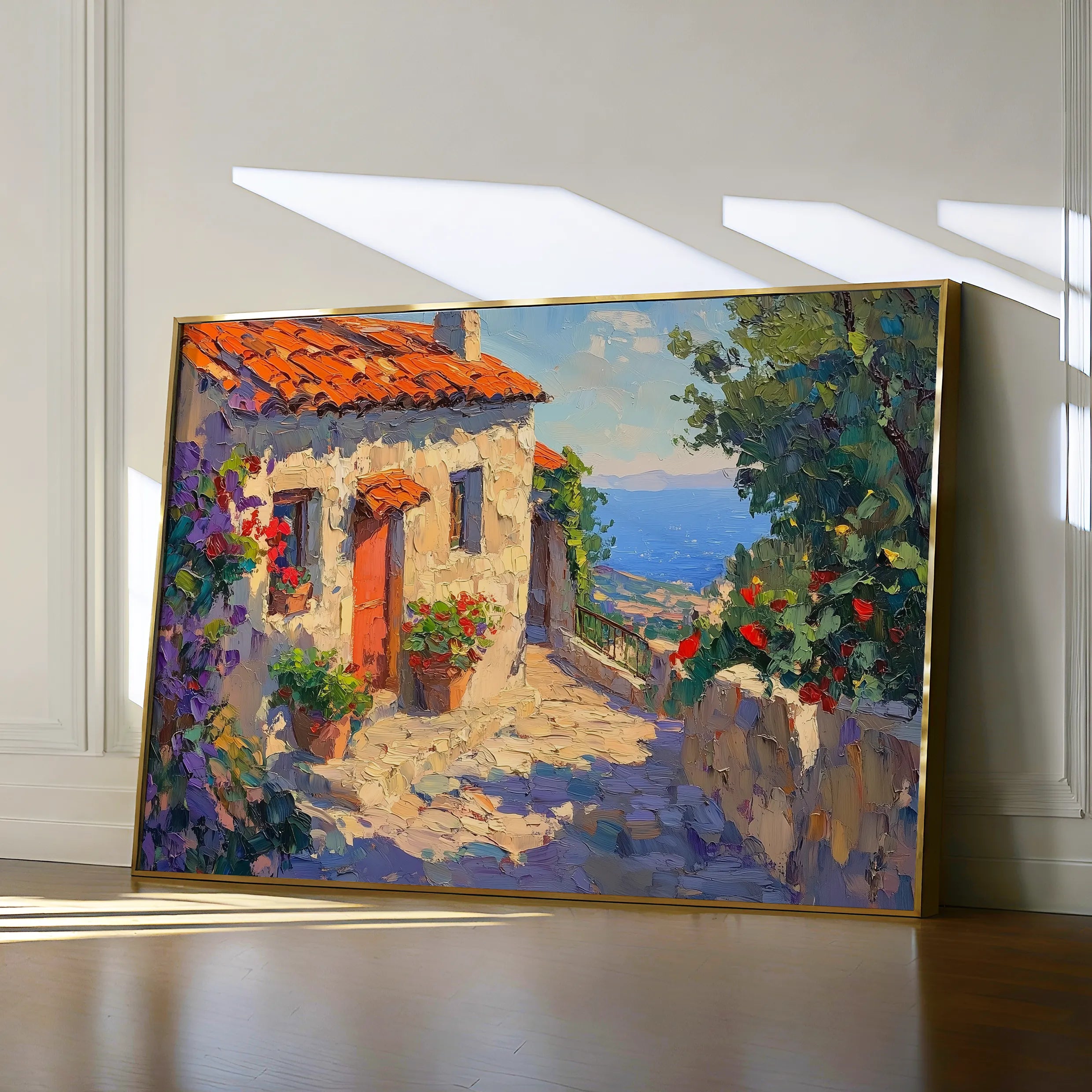 Landscape 377 Canvas Art 60 x 40 cm / Black