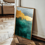 Abstract 378 Canvas Art 60 x 40 cm / Black