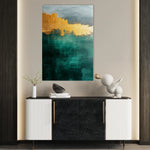 Abstract 378 Canvas Art 60 x 40 cm / Black