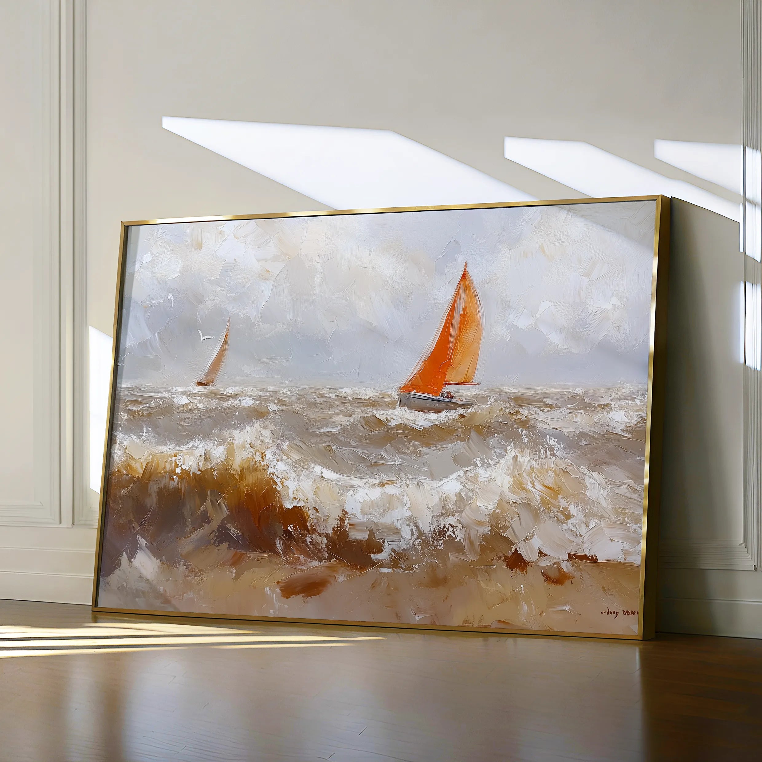 Landscape 378 Canvas Art 60 x 40 cm / Black