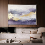 Abstract 379 Canvas Art 60 x 40 cm / Black