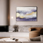 Abstract 379 Canvas Art 60 x 40 cm / Black