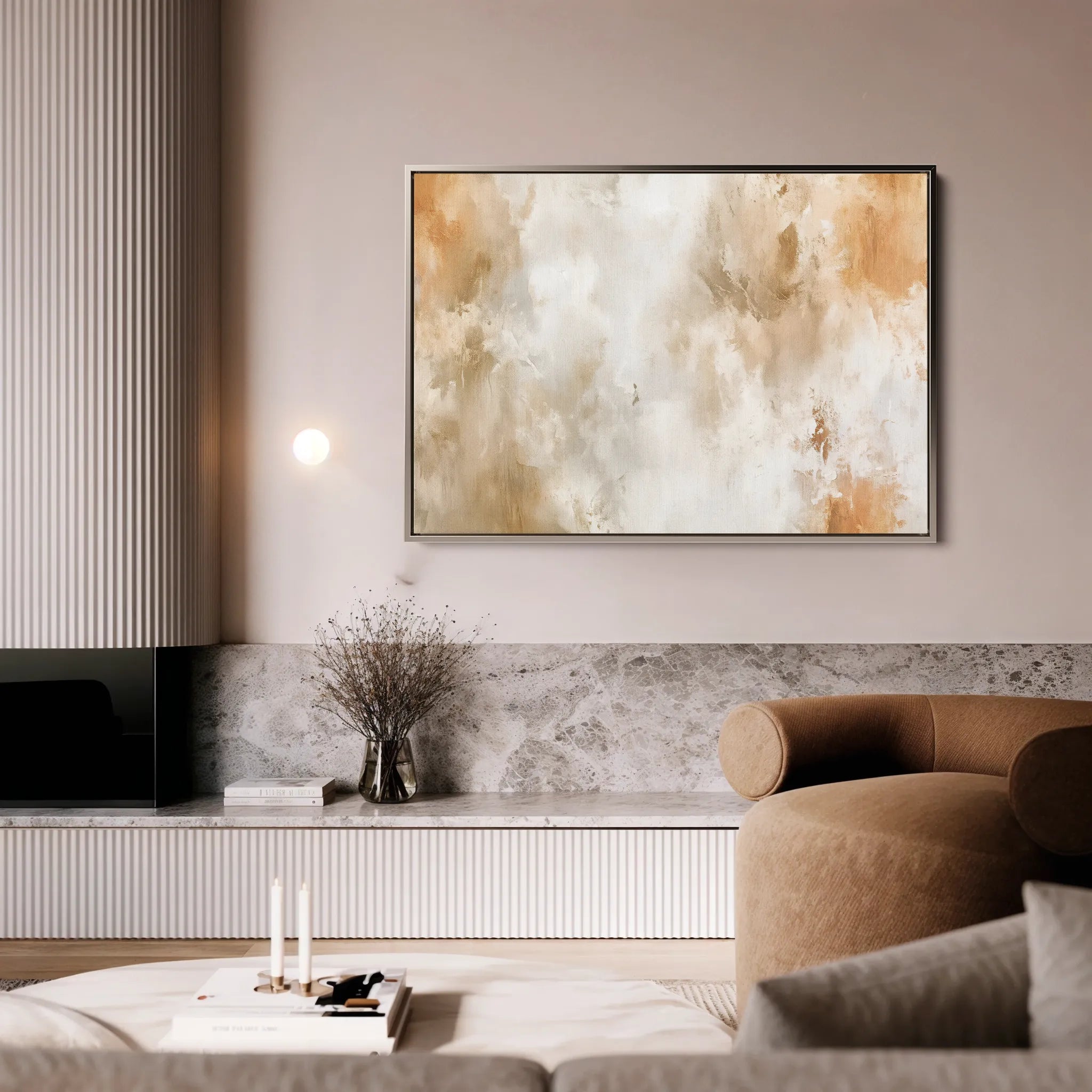 Abstract 380 Canvas Art 60 x 40 cm / Black