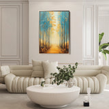 Landscape 380 Canvas Art 60 x 40 cm / Black