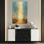 Landscape 380 Canvas Art 60 x 40 cm / Black